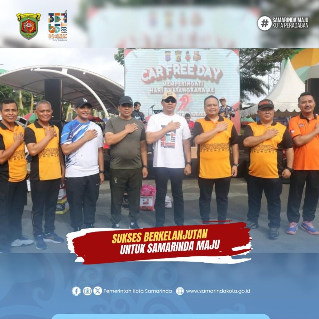 Polresta Samarinda Gelar CFD Spesial HUT Bhayangkara ke-79, Warga Antusias Nikmati Layanan Publik Gratis