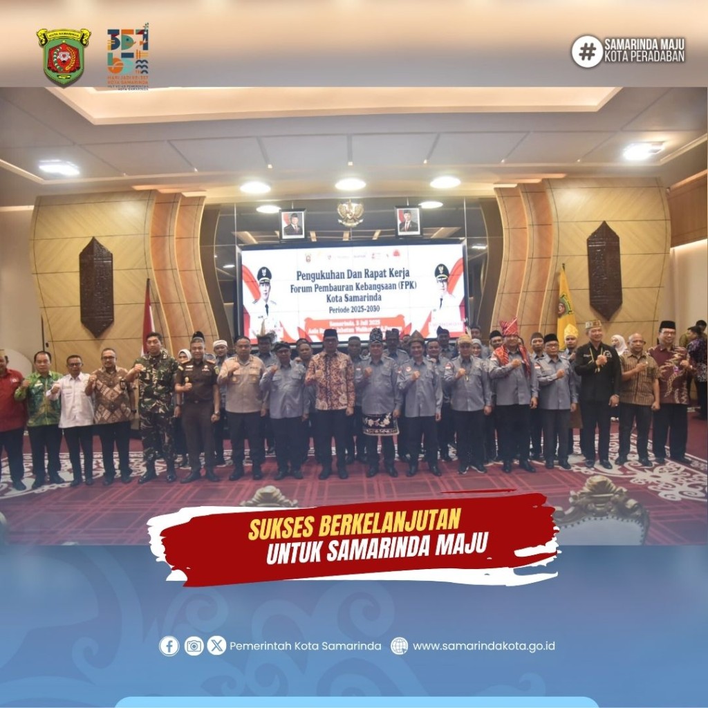 Andi Harun Kukuhkan Forum Pembauran Kebangsaan Kota Samarinda.