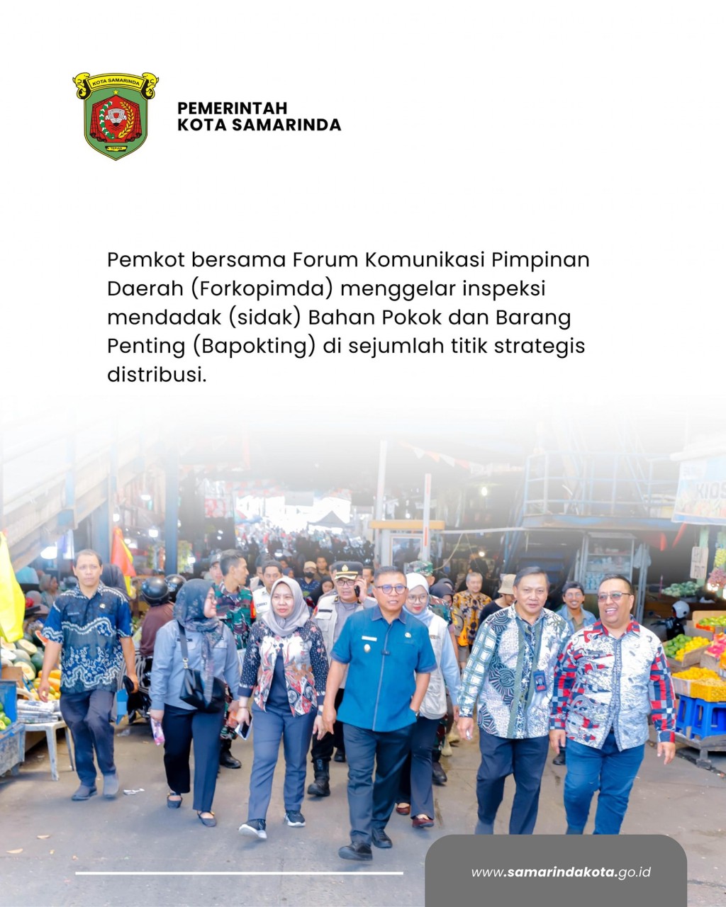 Pemkot Samarinda Turun Tangan Jelang Imlek dan Ramadhan, Harga Bapokting Dipantau Ketat