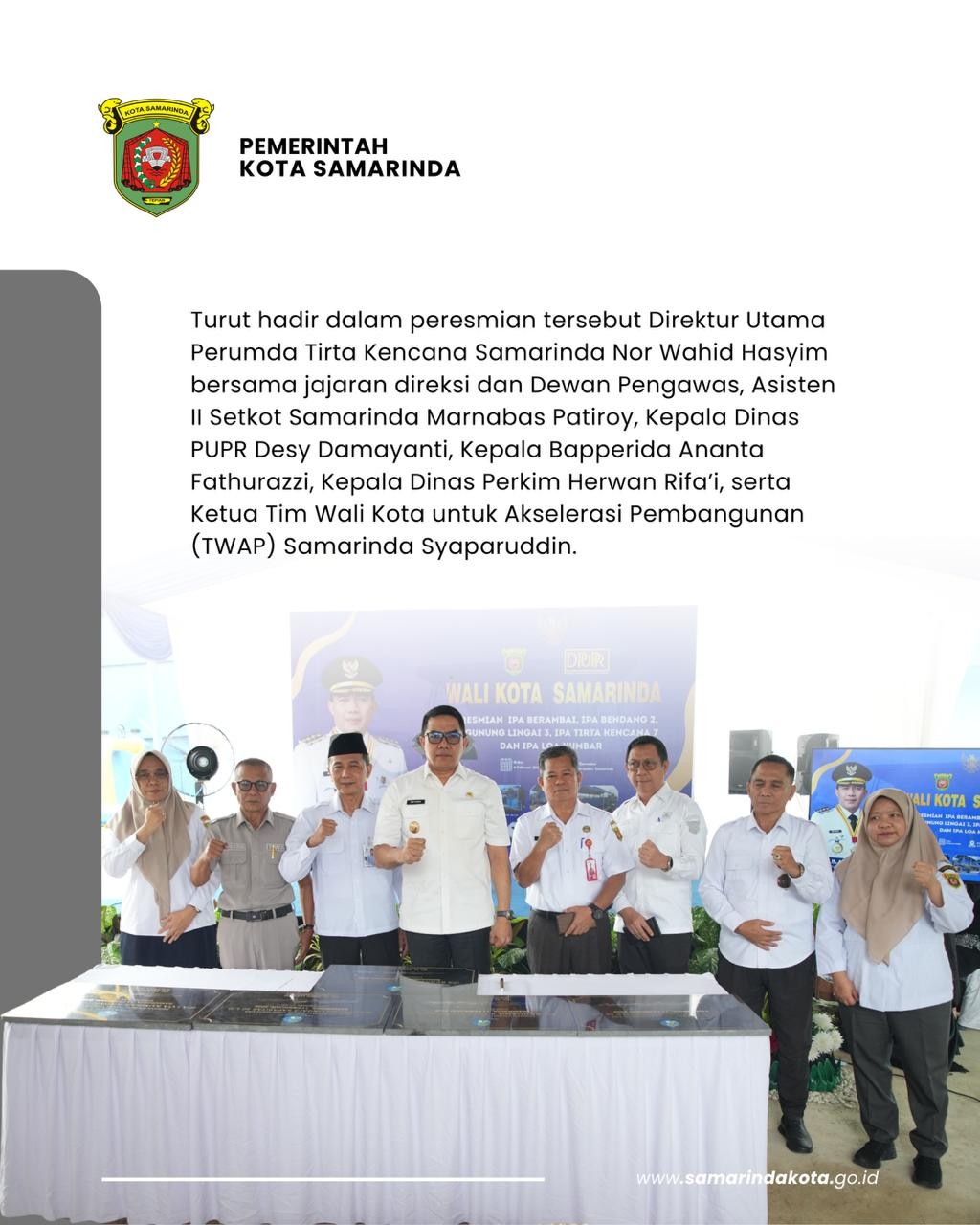 Resmikan 5 IPA Sekaligus di Berambai, Wali Kota: Mimpi Itu Sudah Jadi Kenyataan