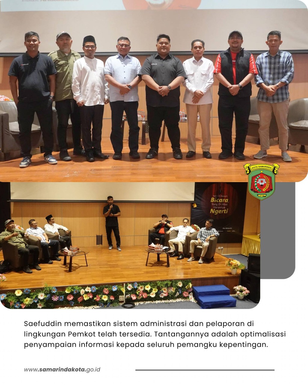 Diskusi Publik, Saefuddin Zuhri Tegaskan Komitmen Lanjutkan Probebaya