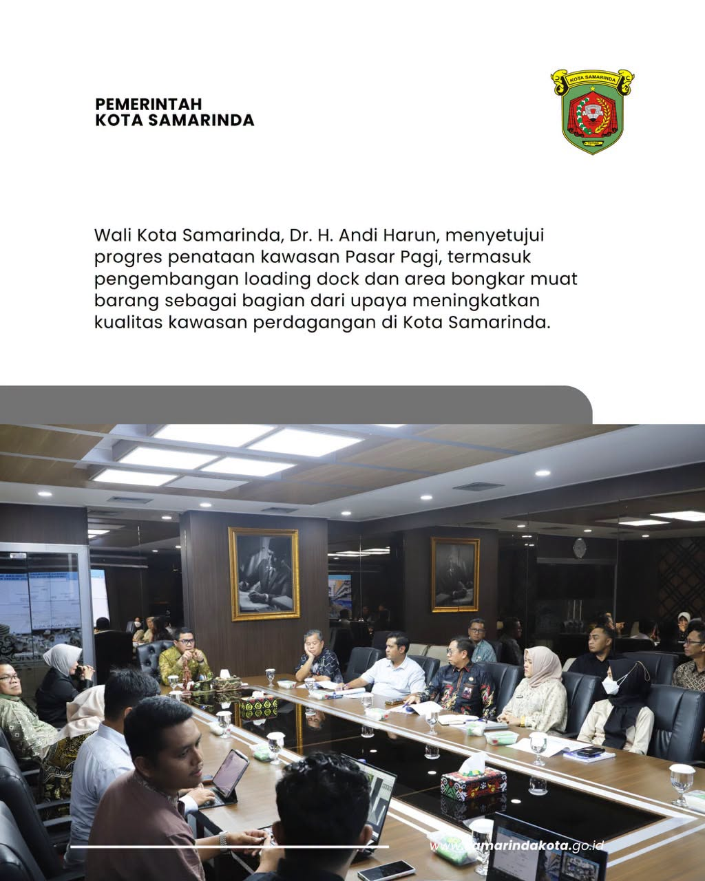 Andi Harun Setujui Penataan Pasar Pagi, Minta Aktivitas Pedagang Tak Terganggu