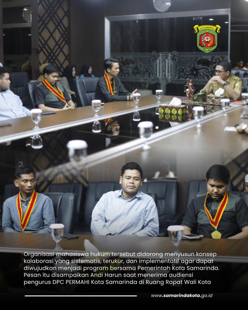 Andi Harun Tantang PERMAHI Susun Konsep Kolaborasi, Audiensi Berubah Jadi Kuliah Hukum