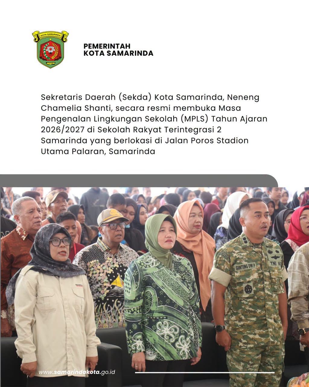 Sekolah Rakyat Terintegrasi 2 Diharapkan Menjadi Mercusuar Pendidikan di Kalimantan Timur
