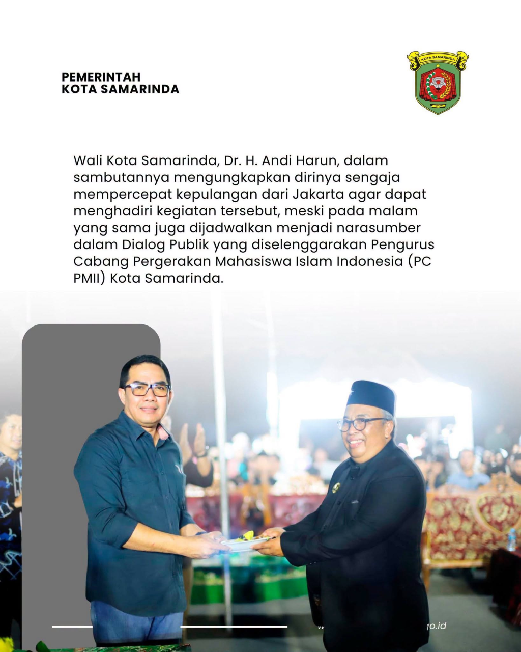 Tiga Nilai Besar Bersatu di GOR Kadrie Oening, Andi Harun: Persaudaraan PSHT Akan Tetap Abadi Lewat Jalan Kebenaran