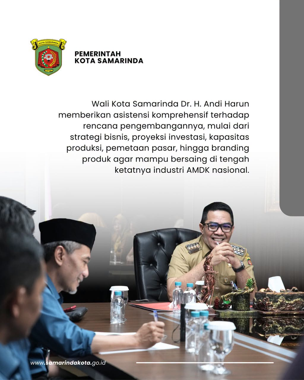 @Rizky Desain Samaqua Disiapkan Bersaing di Pasar, Andi Harun Bedah Strategi Bisnis hingga Branding Produk