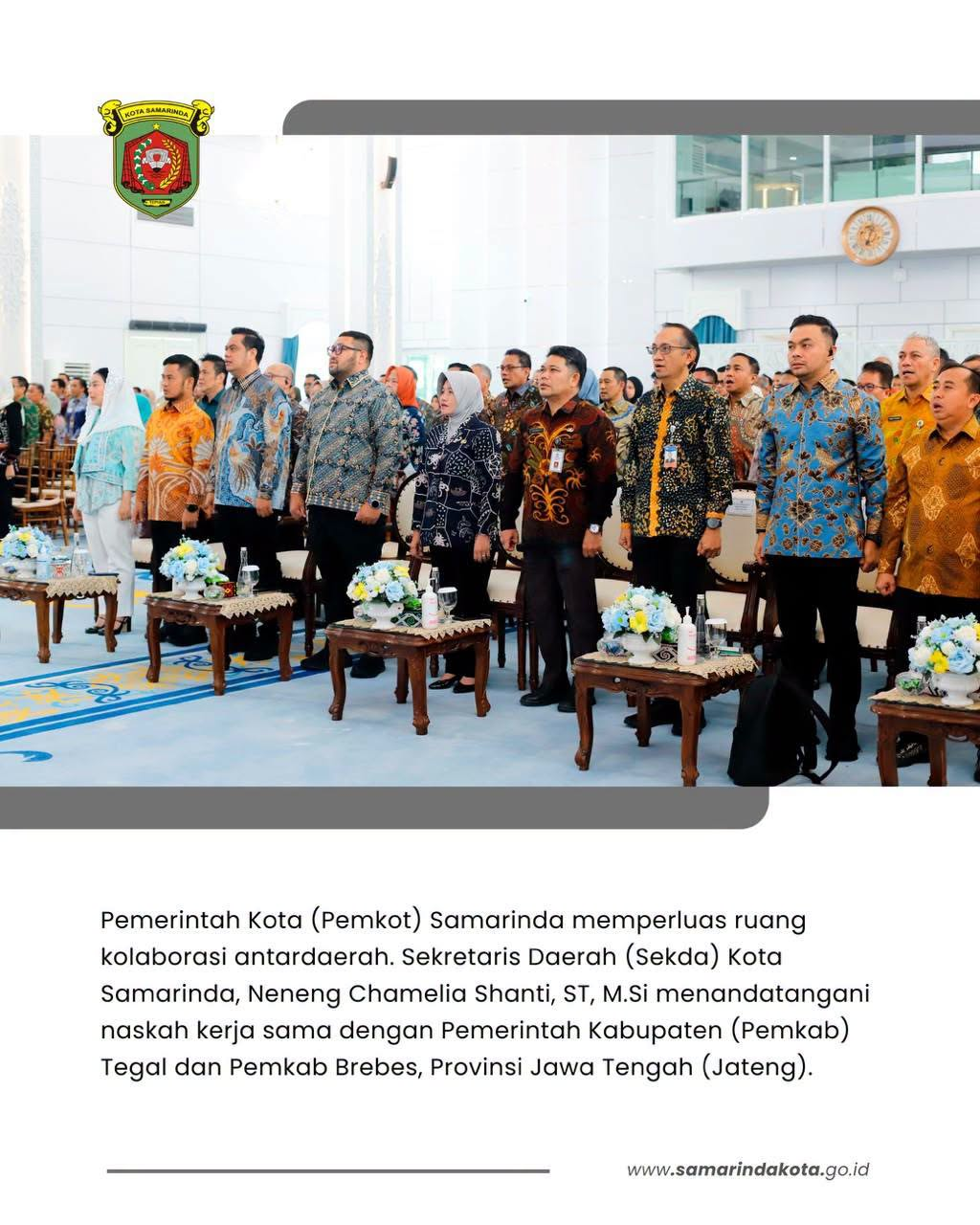 Sekda Neneng Perkuat Kolaborasi Samarinda-Jateng