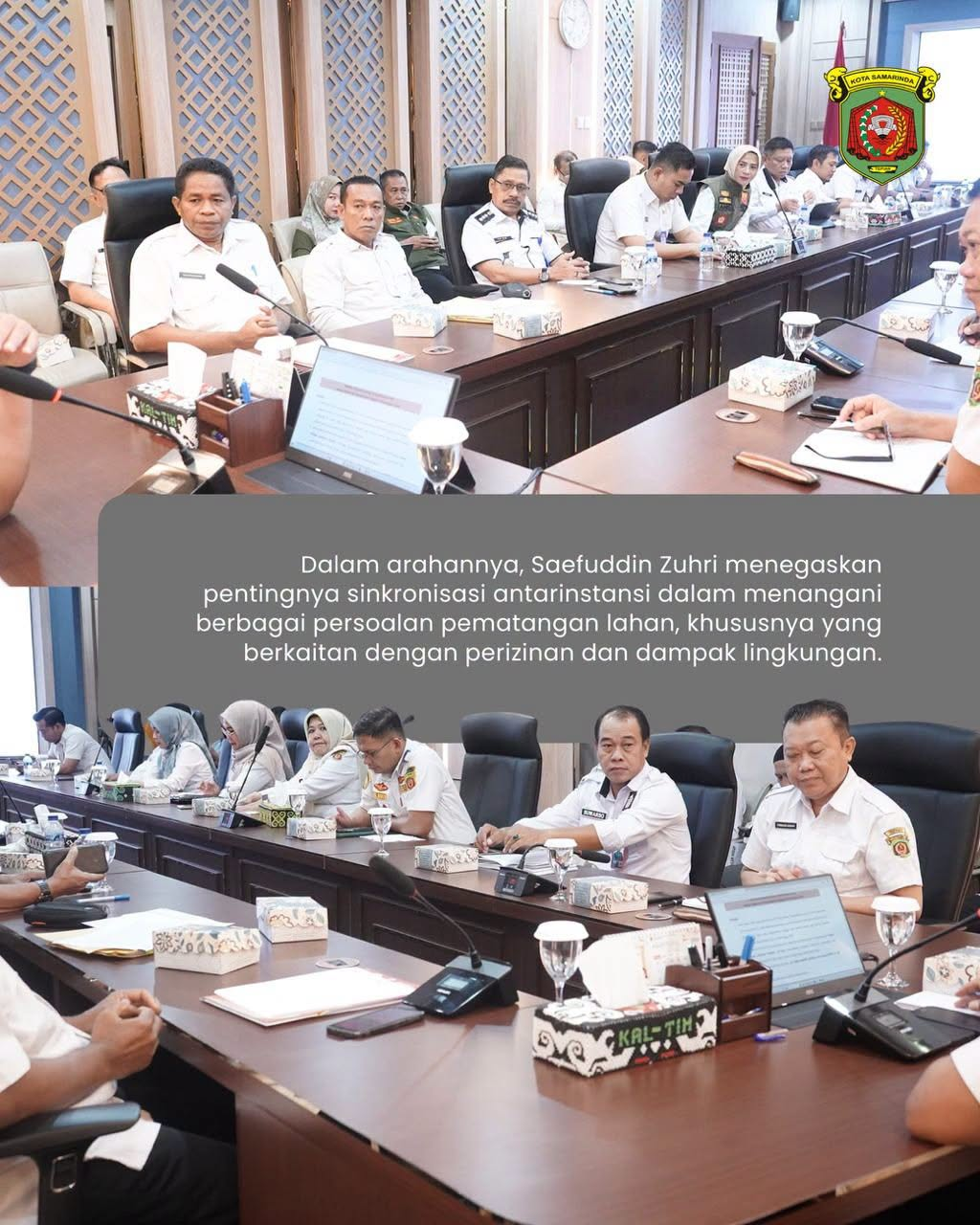 Cari Solusi Bersama, Pemkot Samarinda Bahas Penataan Pematangan Lahan