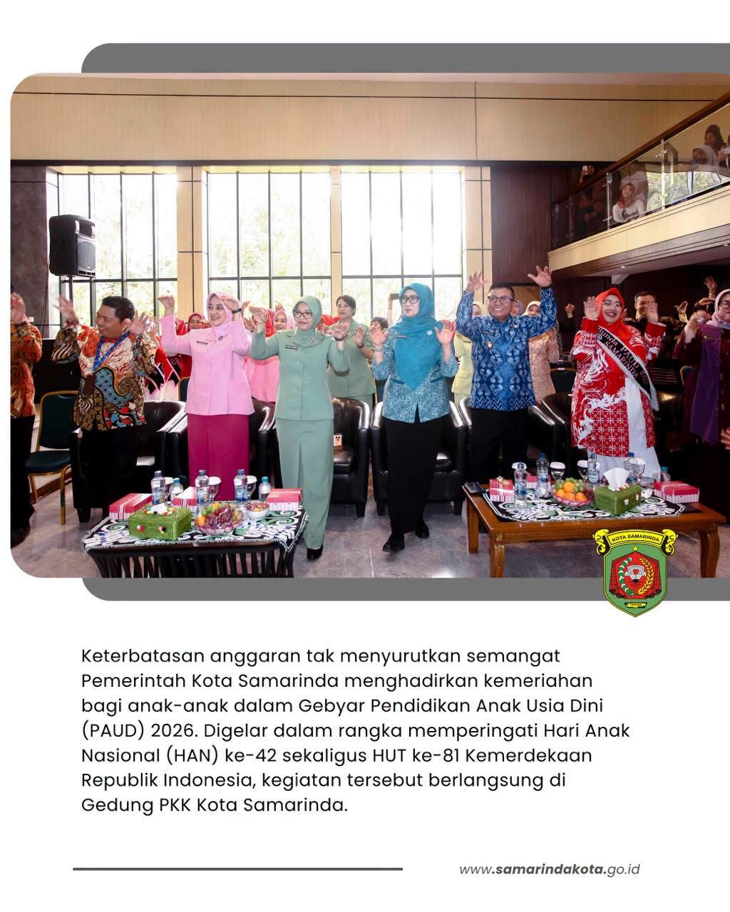 Nol Anggaran Tak Menghilangkan Kemeriahan Gebyar PAUD HAN, Rinda: Peluk Anak Lima Menit, Jangan Biarkan Gadget Ambil Masa Kecilnya