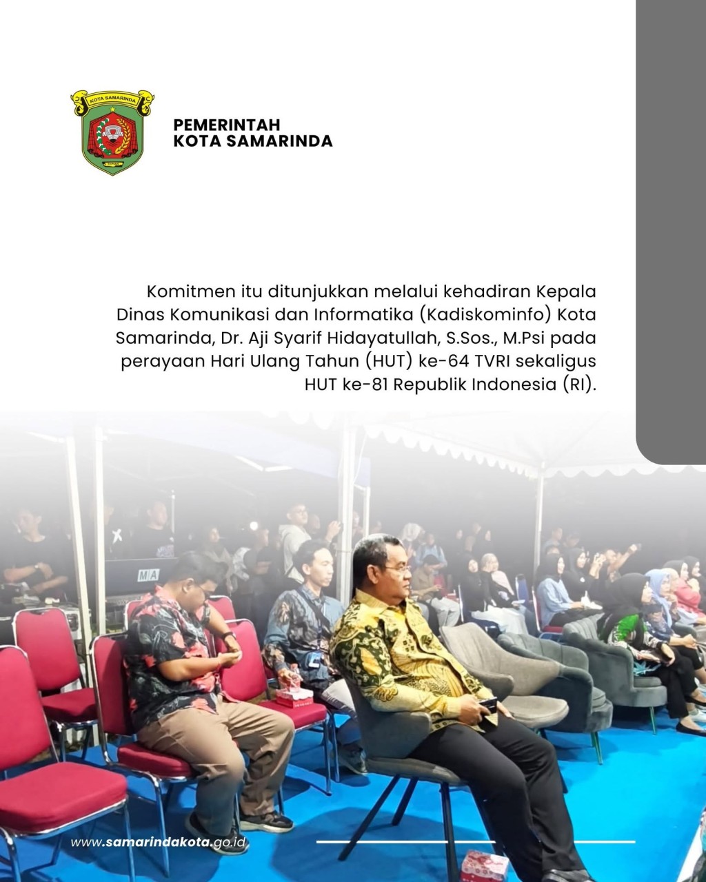 Kadiskominfo Samarinda Pertegas Kolaborasi Pemkot dan TVRI