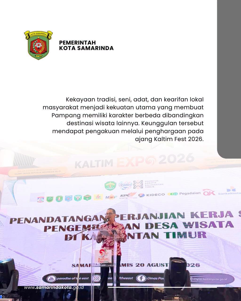 Raih Penghargaan, Bukti Kuatnya Magnet Wisata Budaya Pampang