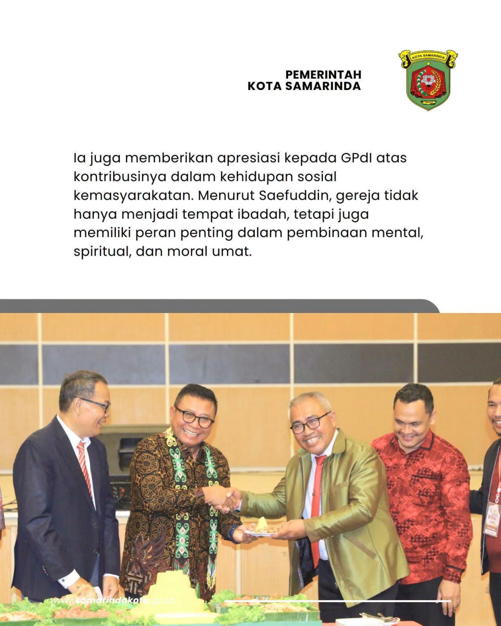 Wawali Ajak GPdI Rawat Toleransi dan Persatuan