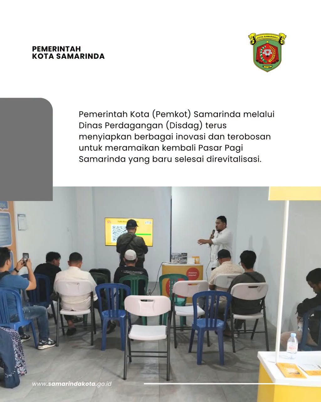 Pasar Pagi Bangkit, Disdag Dorong Pedagang Go Digital