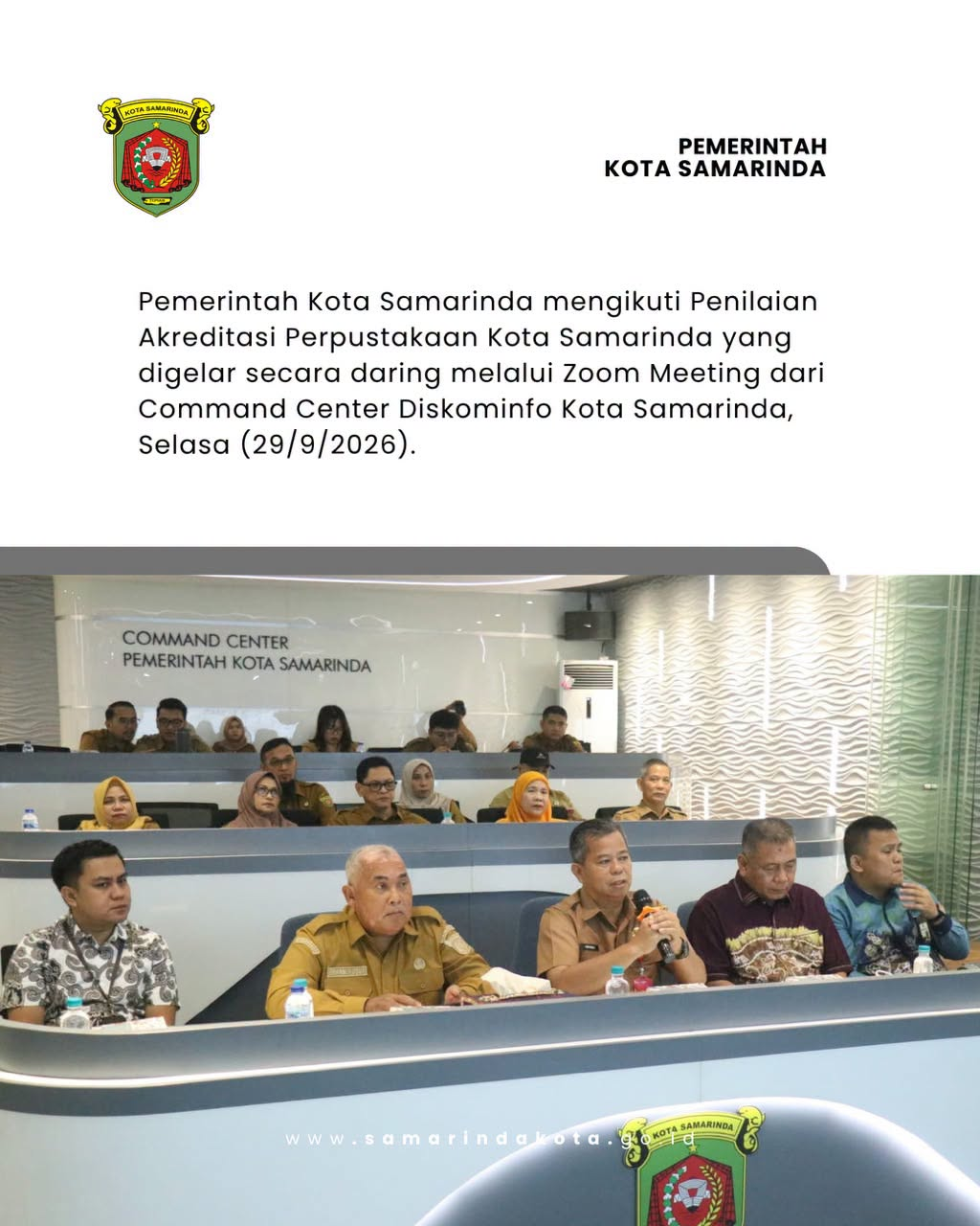 Penilaian Akreditasi Perpustakaan Kota Samarinda Dorong Peningkatan Mutu Layanan Literasi
