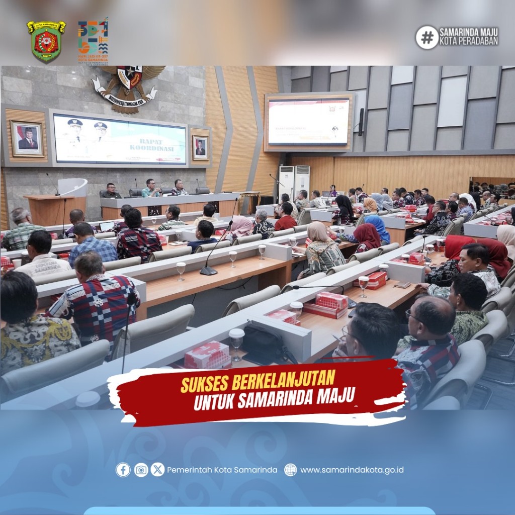 Wali Kota Samarinda Kembali Kumpulkan Seluruh Kepala OPD dan Pimpinan Perumda Lewat Rakor