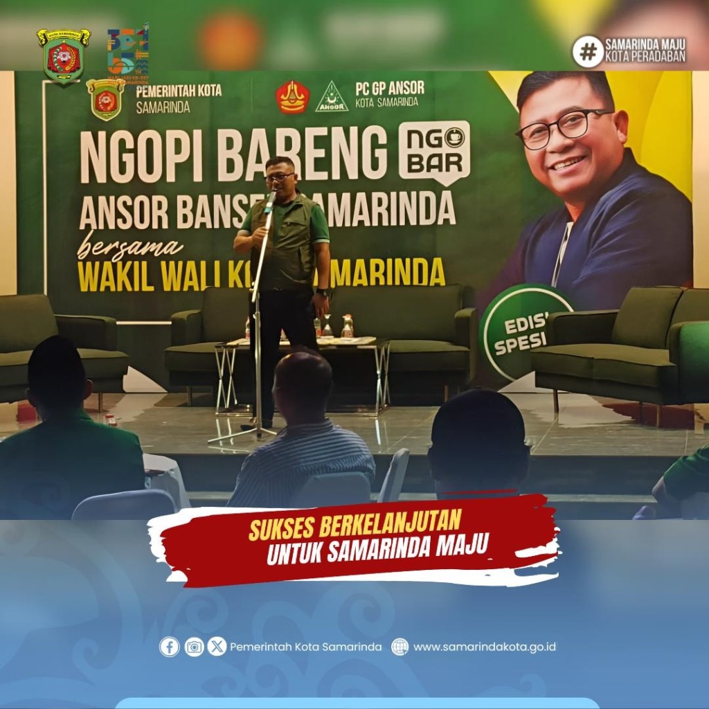 Ngopi Bareng Wawali Samarinda dan GP Ansor-Banser: Perkuat Sinergi untuk Majukan Kota