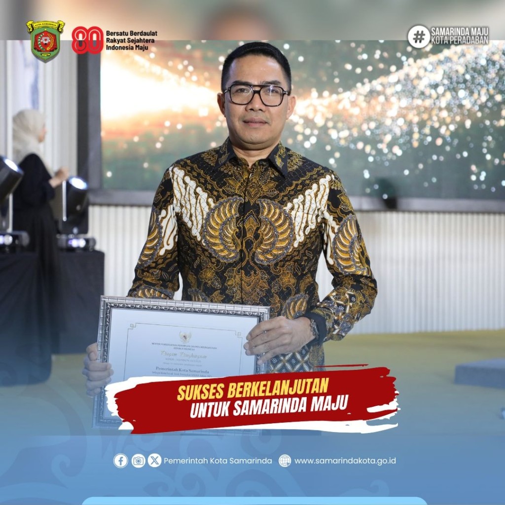 Sabet Predikat Nindya, Kota Samarinda Raih Penghargaan Kota Layak Anak Tahun 2025