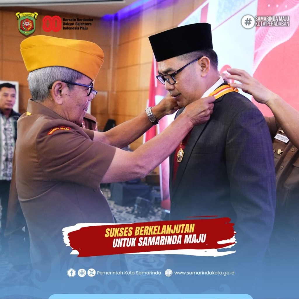 Wali Kota Andi Harun Terima Penghargaan Tertinggi Bintang LVRI dari Legiun Veteran Indonesia, di Kaltim Hanya 3 Orang