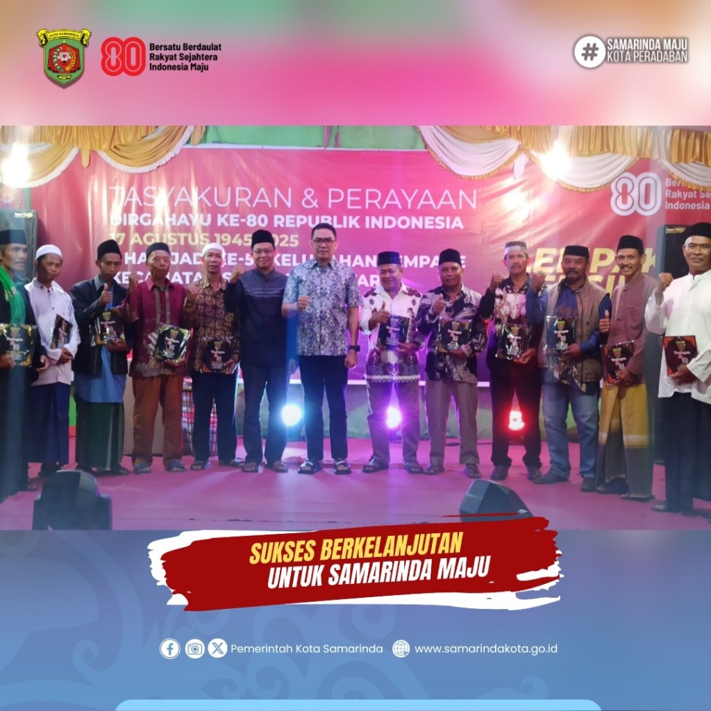 Wali Kota Samarinda Hadiri Hari Jadi ke-55 Kelurahan Lempake