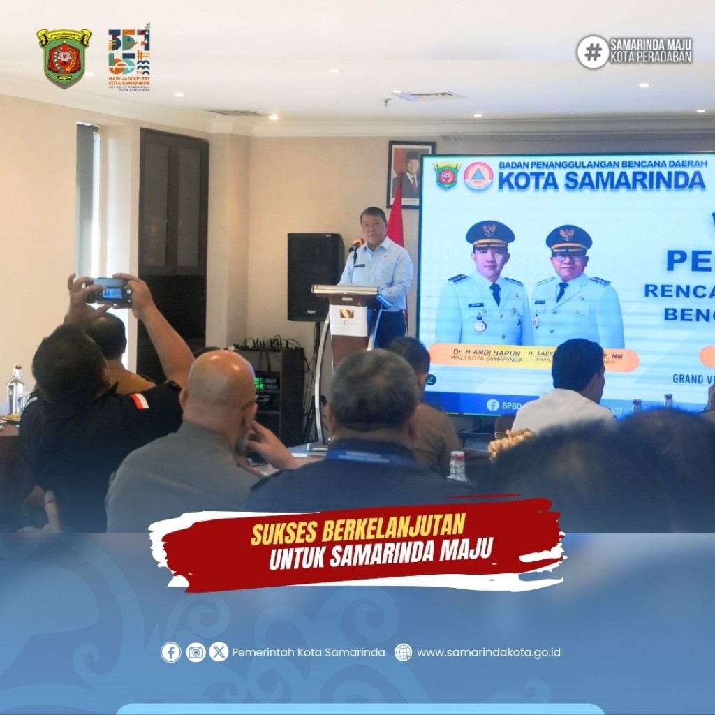 Sekda Hero Mardanus Buka Workshop Penyusunan Rencana Kontigensi Bencana Tahun 2025