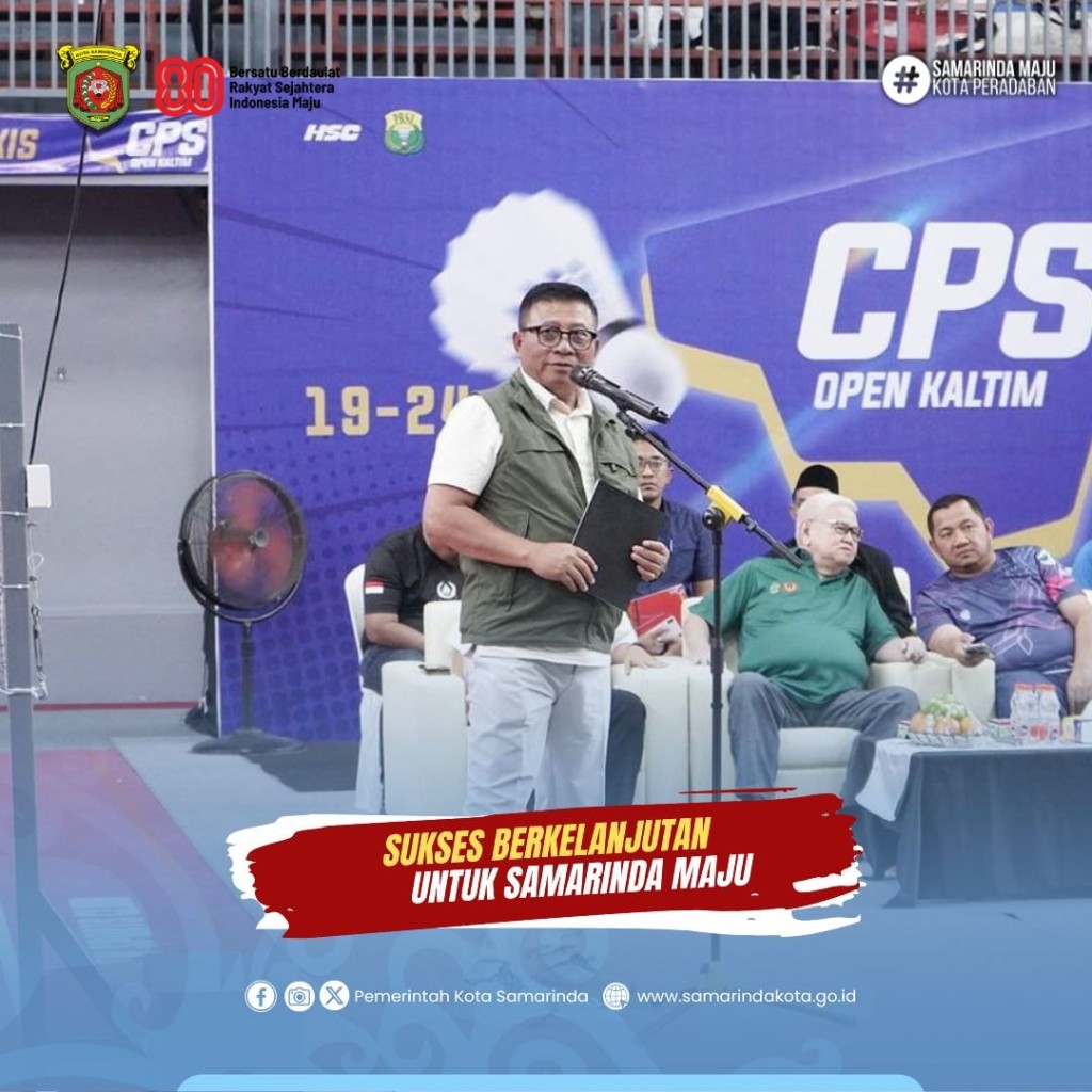 Wakil Wali Kota Apresiasi CPS Open 2025, Jadi Batu Loncat Atlet Lokal