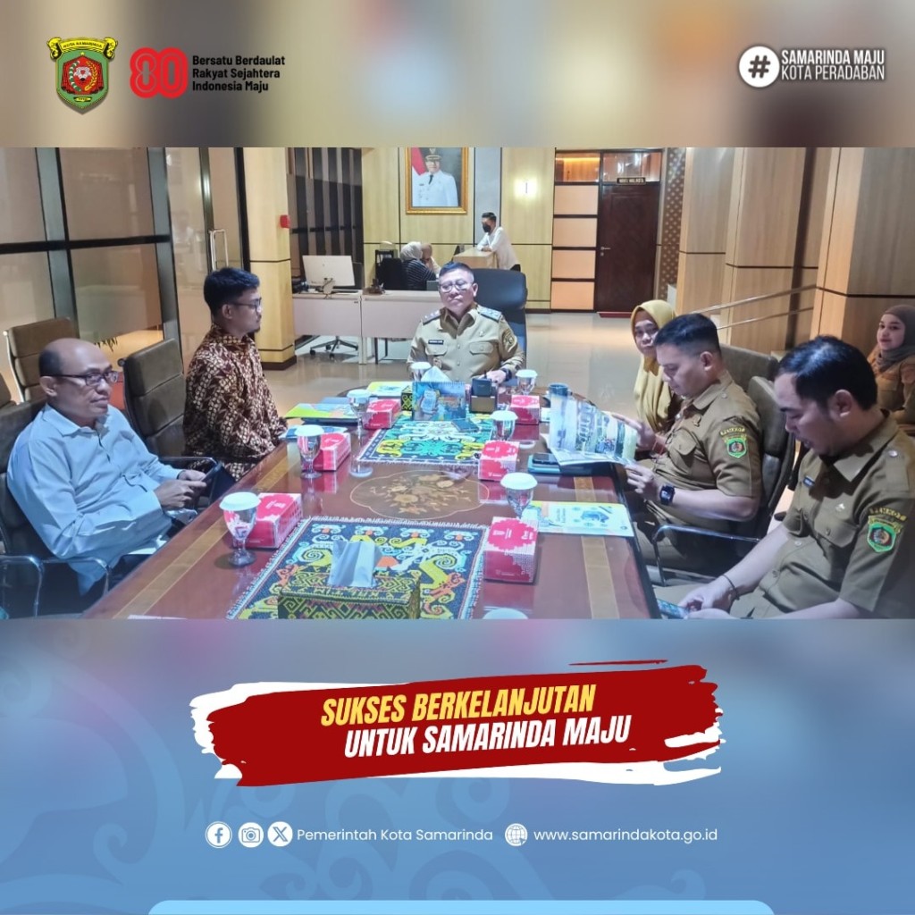 Wawali Samarinda Terima Audensi Perusahaan Penyedia Alat Kebersihan Ramah Lingkungan