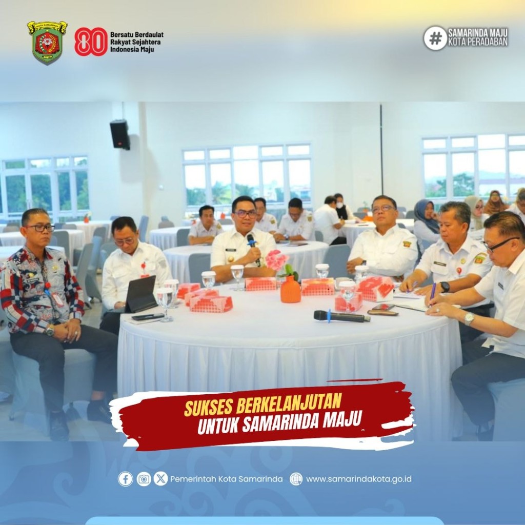 Wali Kota Samarinda Minta Analisa Berbasis Data untuk Pelayanan Publik, MCP, hingga Pengelolaan BMD