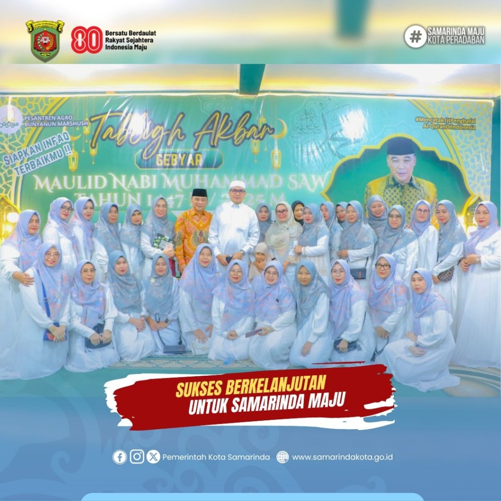 Andi Harun Hadiri Tabligh Akbar Maulid Nabi di Masjid As Sajadah dengan Penceramah K.H. Fikri Haikal MZ
