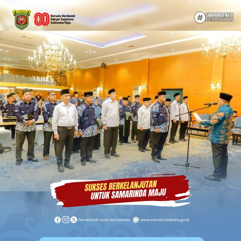 Wawali Samarinda Lantik Dewan Hakim MTQH ke-XLV, Tegaskan Pentingnya Integritas dan Objektivitas