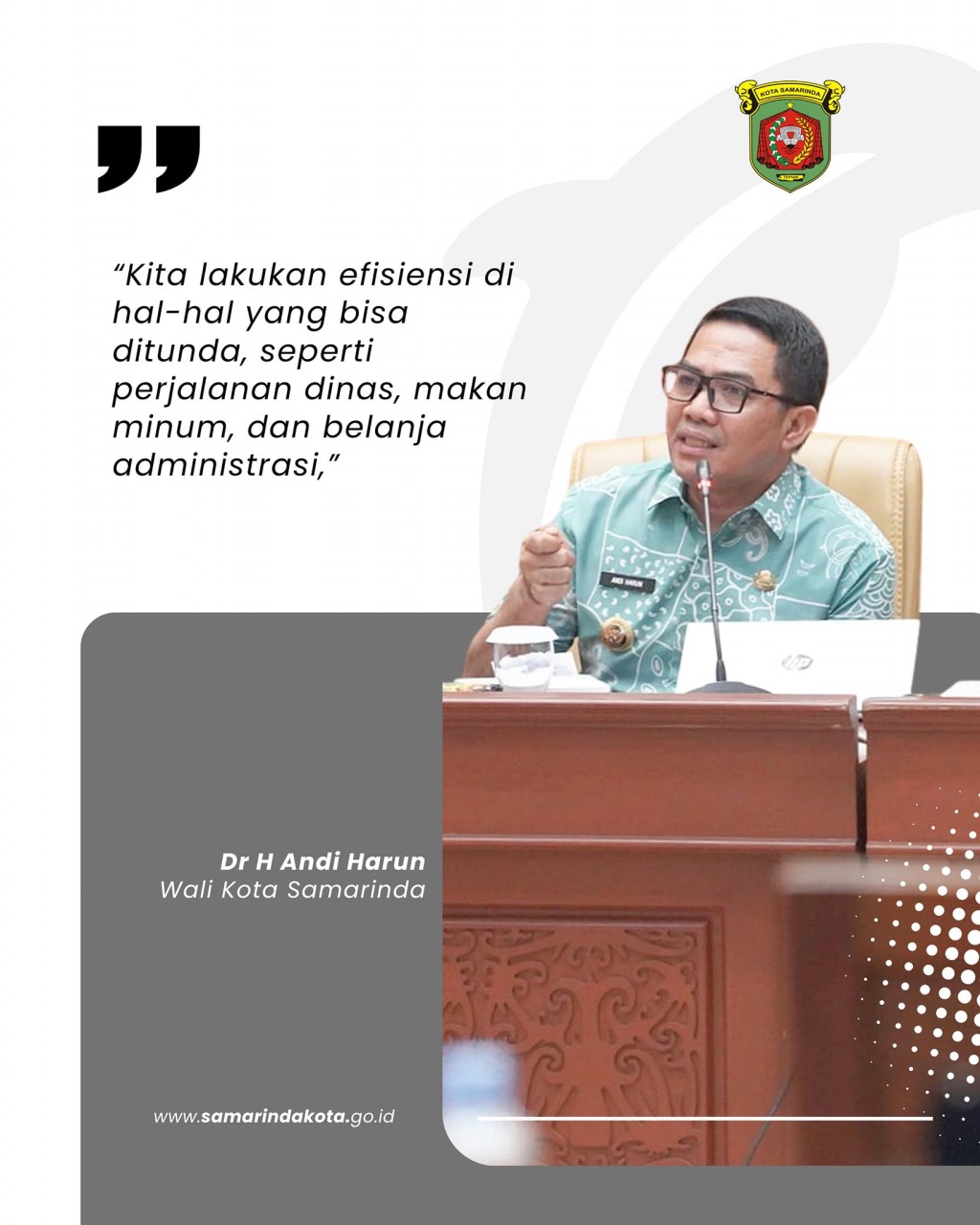 Wali Kota Andi Harun Pastikan Layanan Dasar dan Probebaya Tetap Terjaga di Tengah Penyesuaian Fiskal
