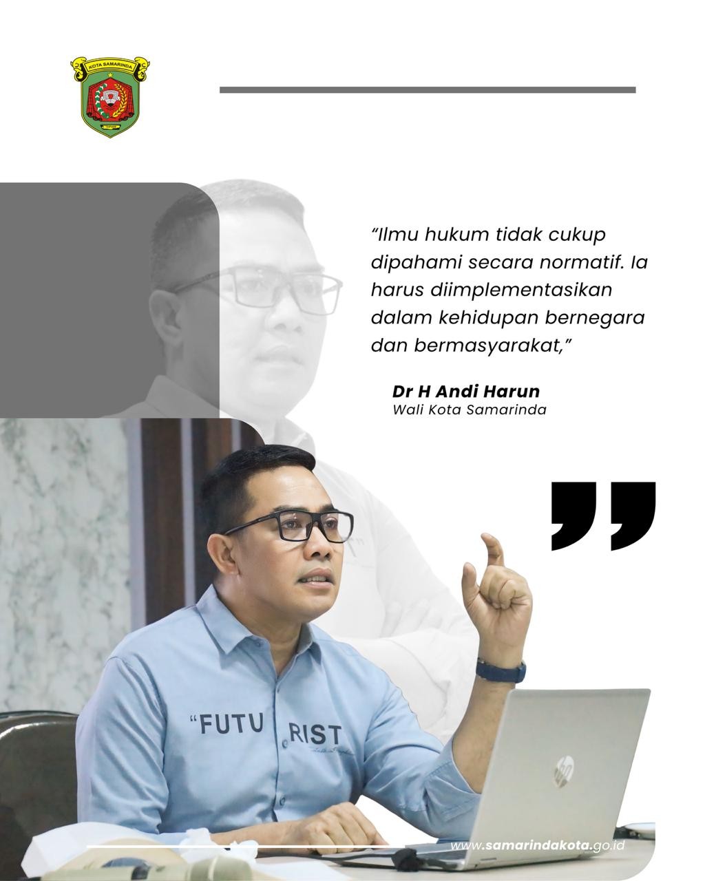 Andi Harun Sisihkan Waktu Mengajar di Tengah Padatnya Tugas Wali Kota