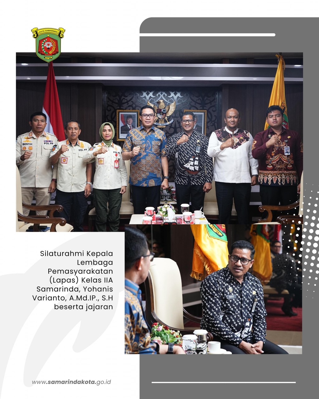 Wali Kota Siap Bantu Wujudkan Pembangunan Lapas Baru di Samarinda