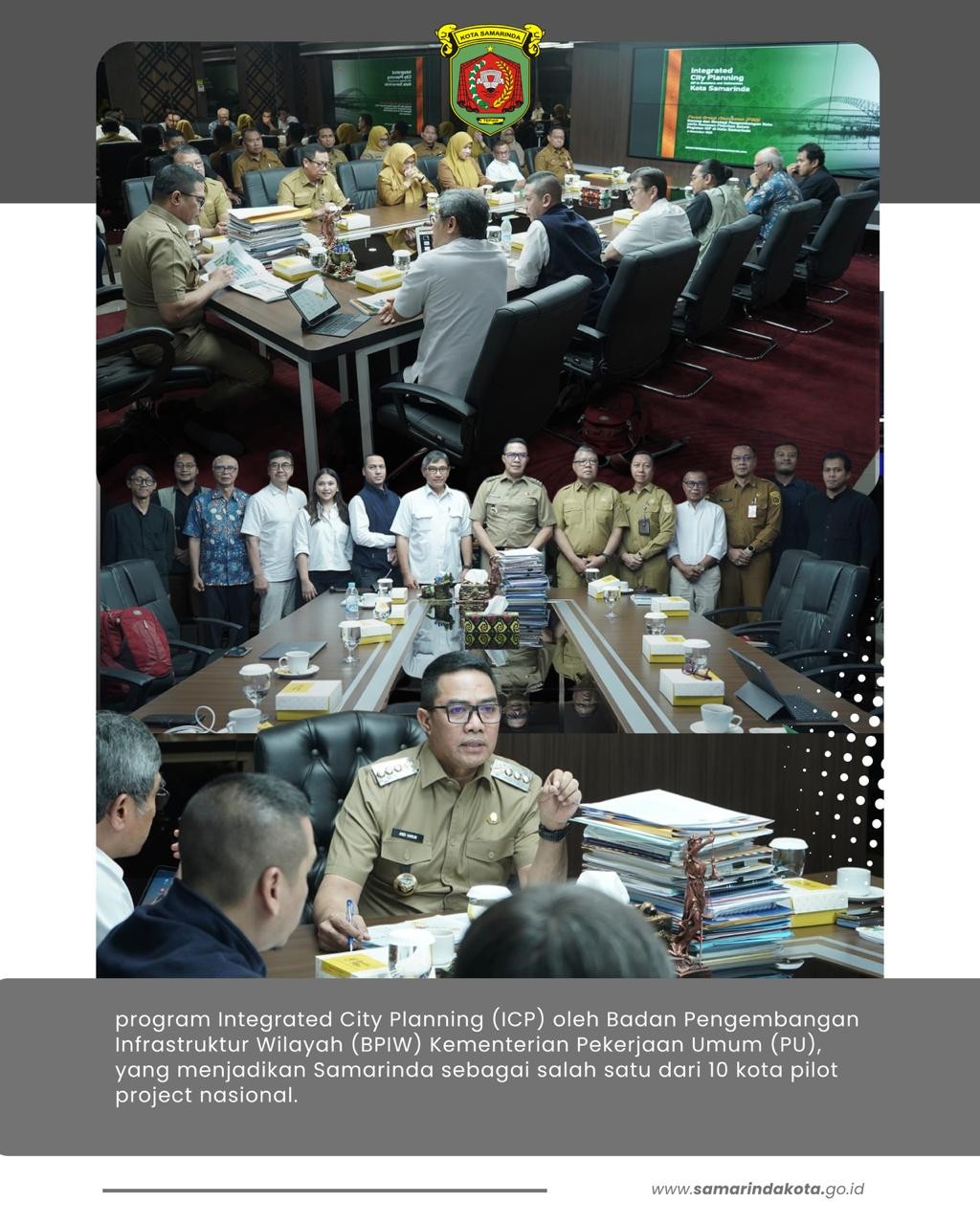 Samarinda Siap Bertransformasi, ICP BPIW Dorong Penataan Muara Karang Mumus hingga Kawasan Pecinan dalam Konsep Tri-City IKN