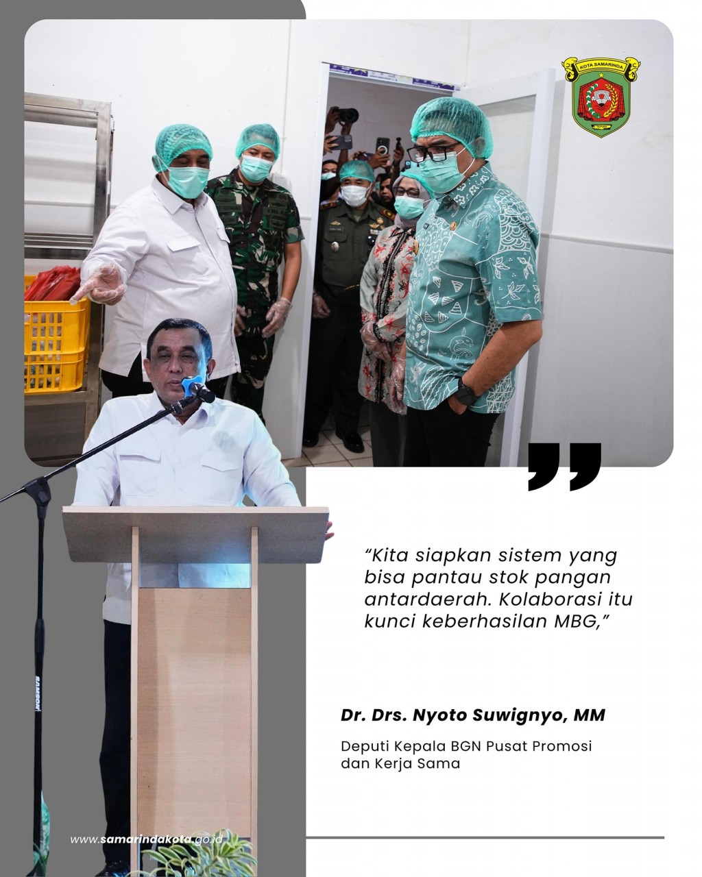 20 Dapur Siap, Samarinda Terdepan Jalankan Program MBG Nasional