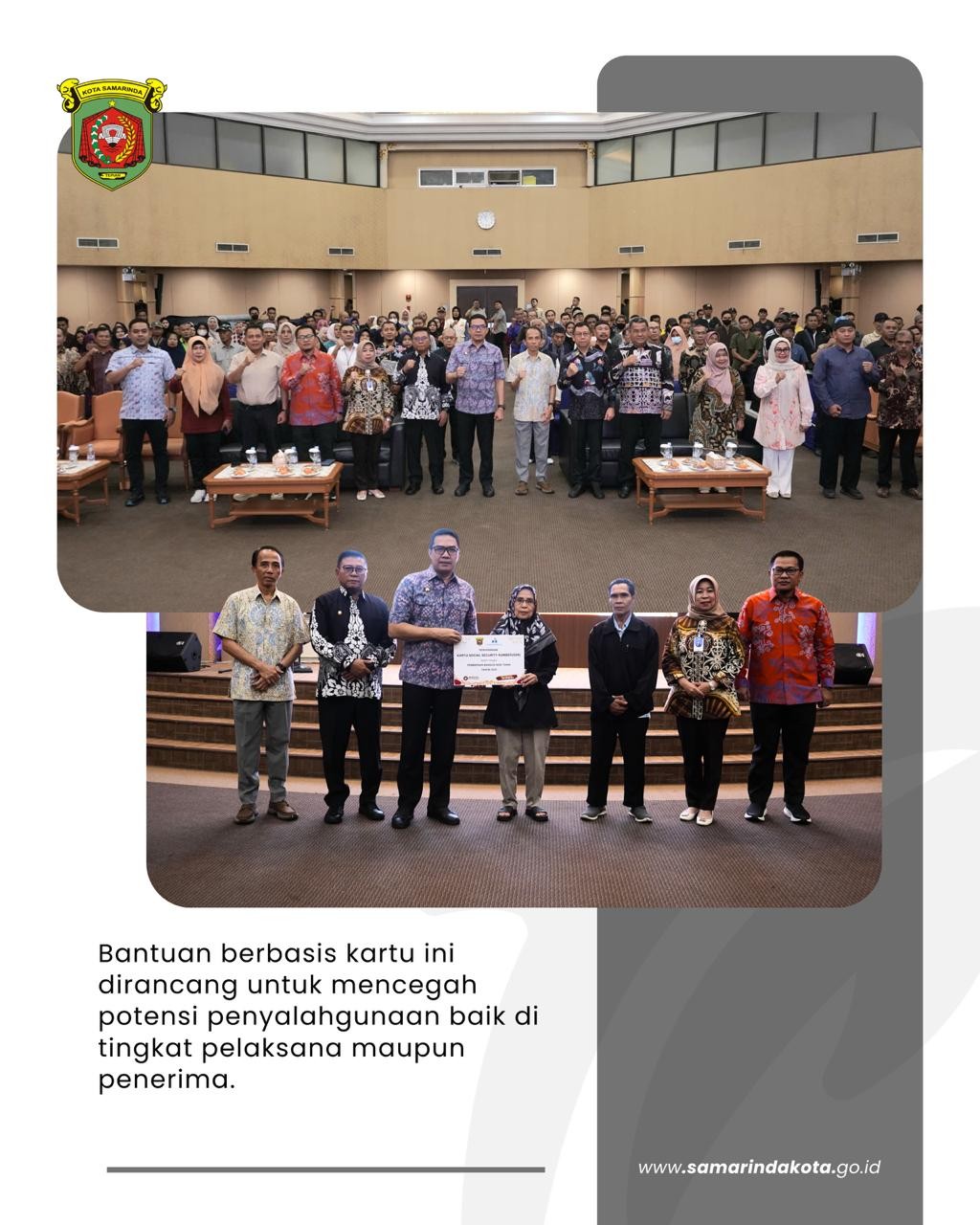 Launching Bansos Non Tunai, Wali Kota Tegaskan Transparansi dan Ketepatan Sasaran
