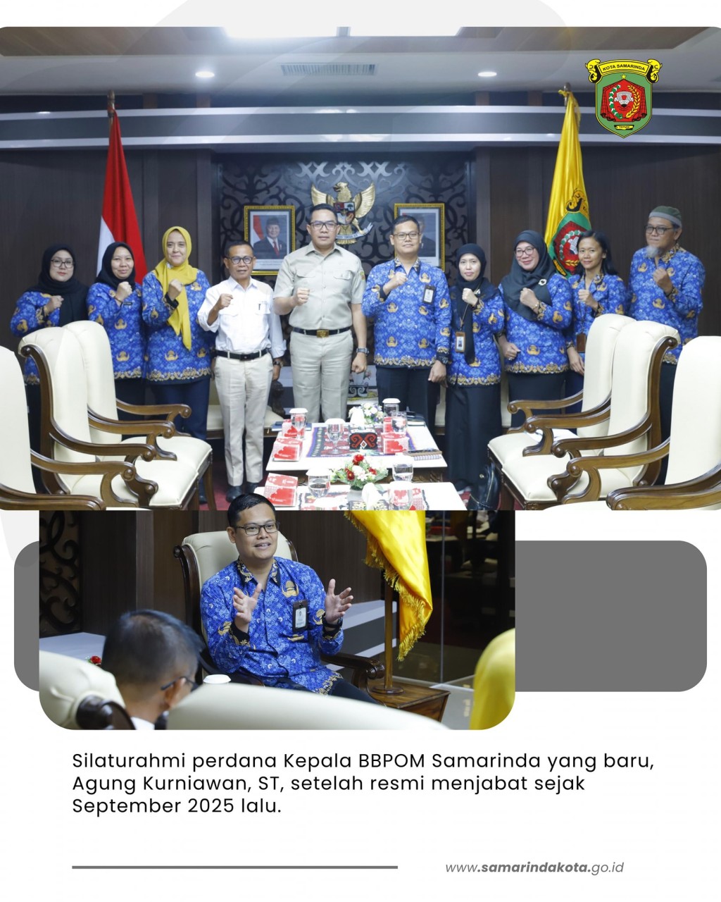 Pemkot–BBPOM Samarinda Perkuat Sinergi Pengawasan Pangan