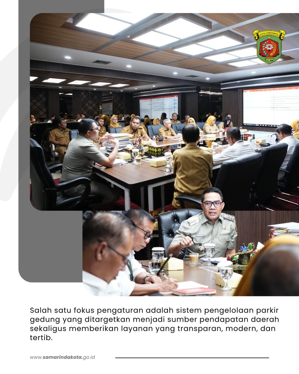 Pemkot Samarinda Matangkan Skema Pengelolaan Parkir Pasar Pagi Berbasis Non-Tunai