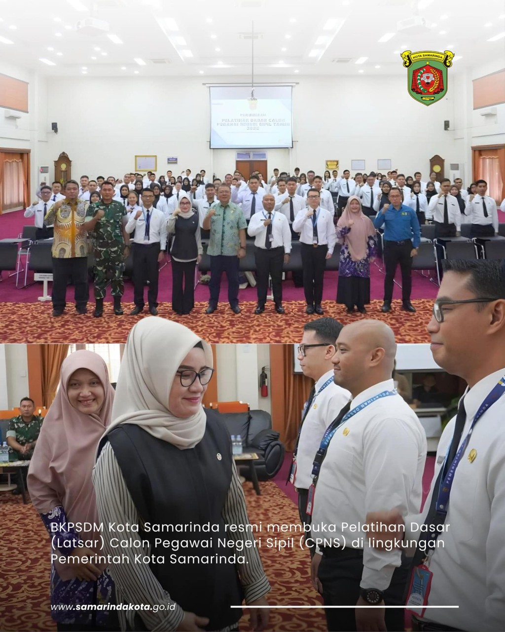 96 CPNS Masuki Latsar: Samarinda Siapkan Aparatur Tangguh Hadapi Birokrasi Modern