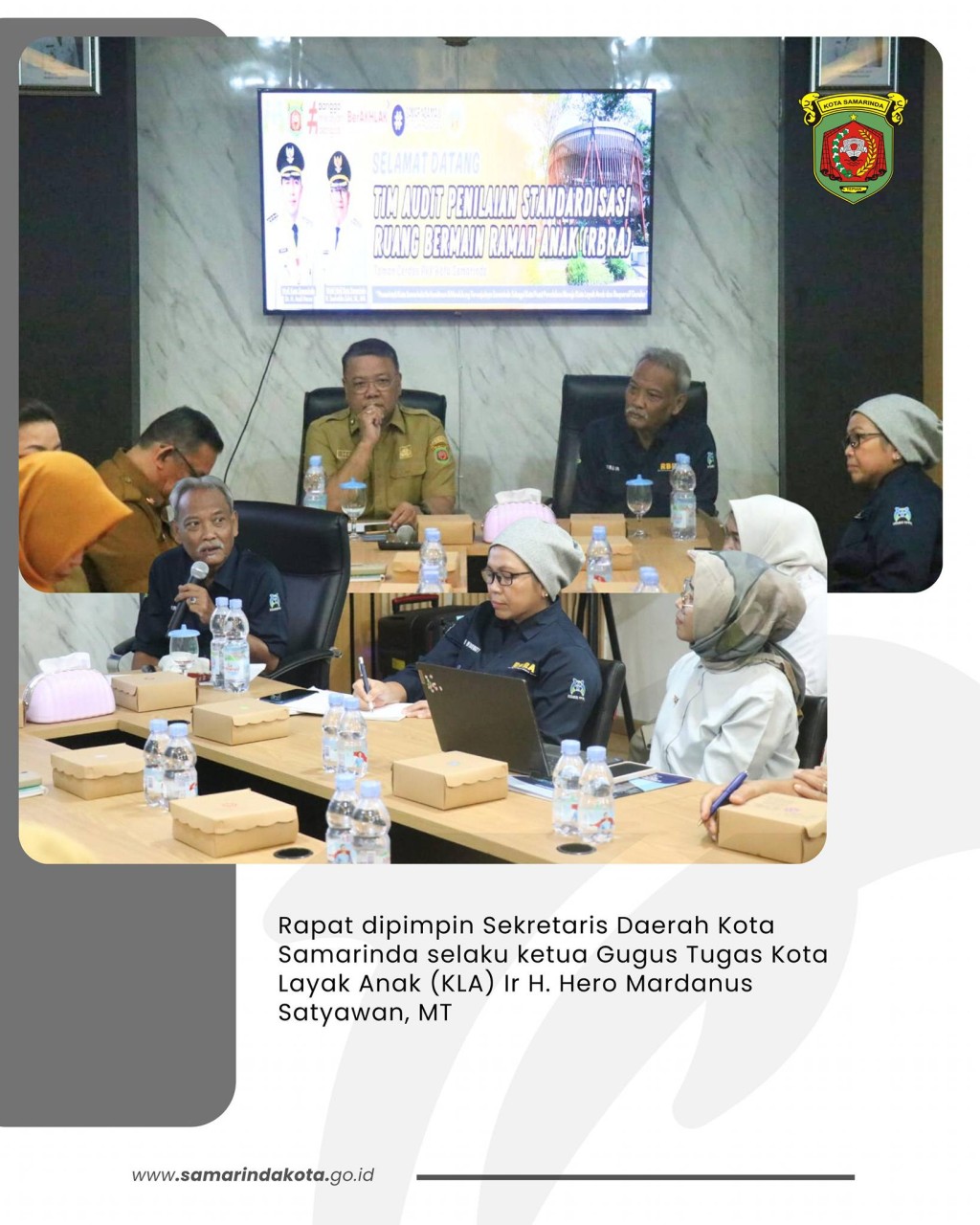 Samarinda Gelar Rapat Penyampaian Rapor Audit Standarisasi RBA Taman Cerdas PKK