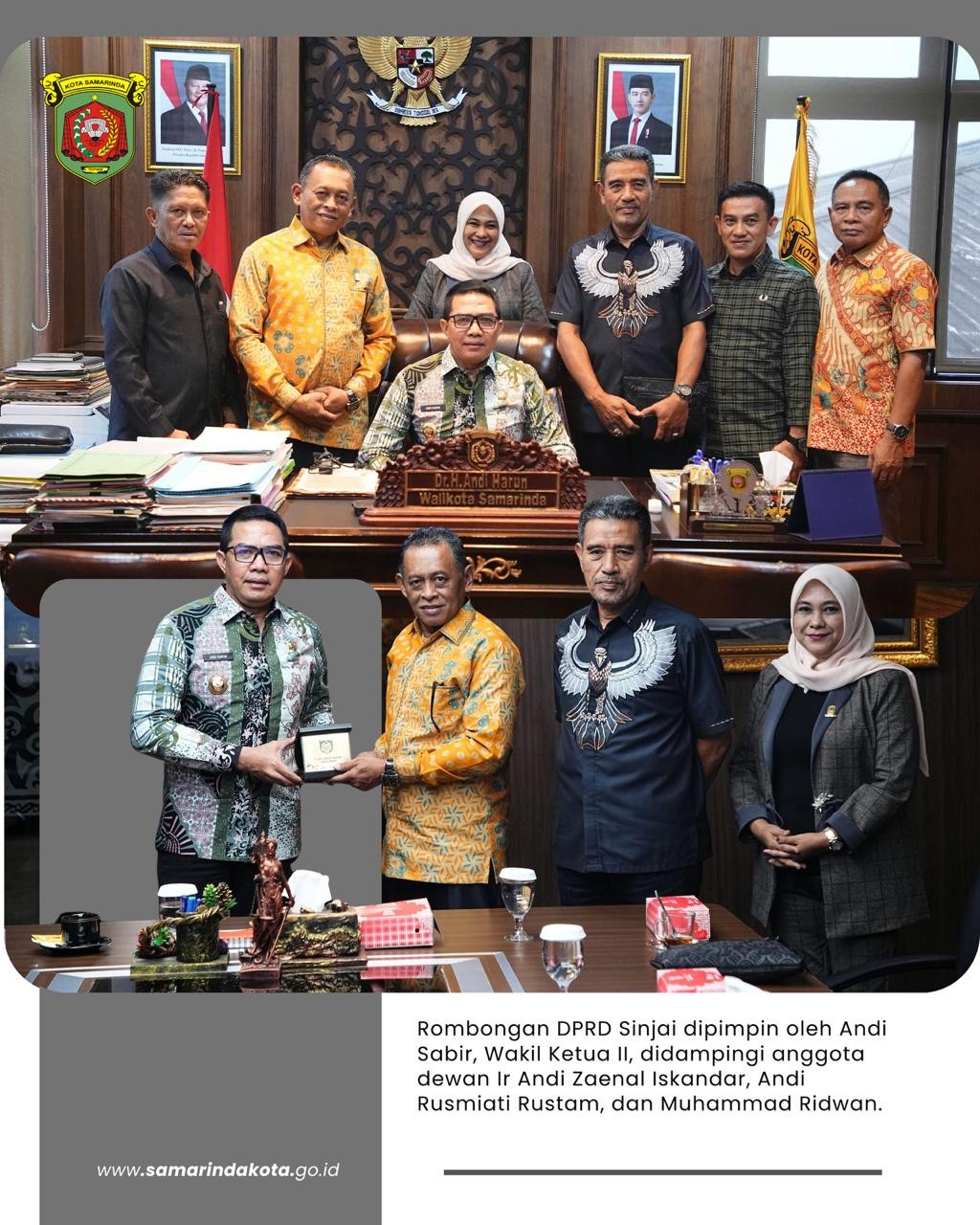 Wali Kota Andi Harun Sambut Kunker DPRD Sinjai, Paparkan Strategi Pertumbuhan Ekonomi di Samarinda