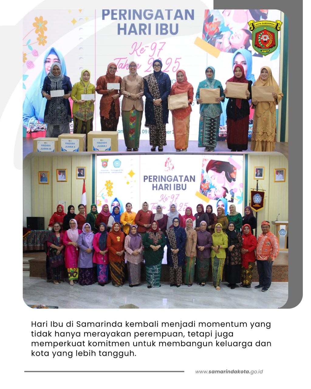 Peringatan Hari Ibu ke-97: Penuh Haru dan Apresiasi untuk Perempuan Penggerak Samarinda