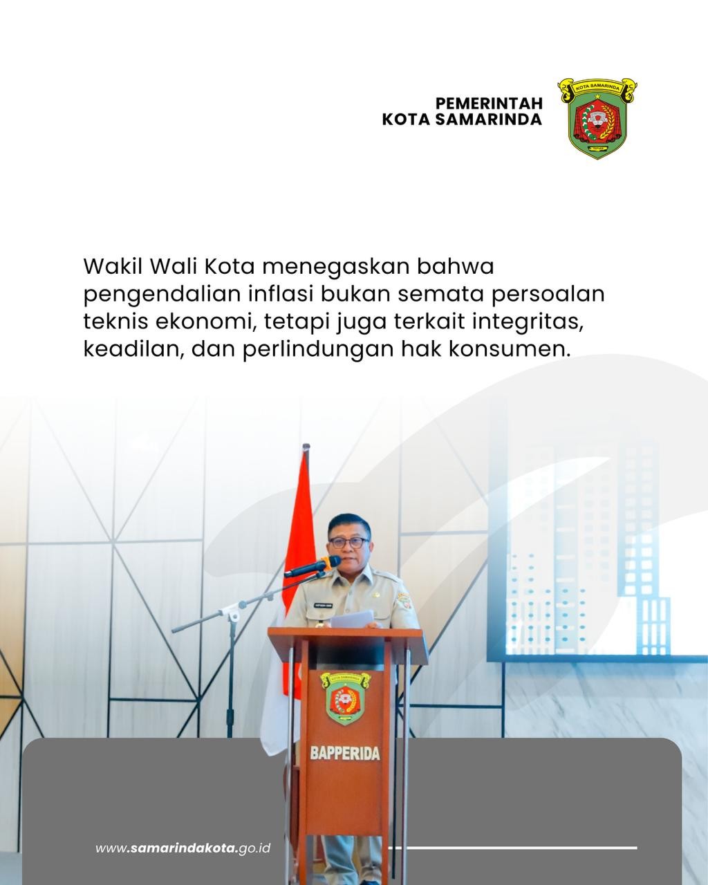 Wawali Samarinda Tekankan Penguatan Stok, Distribusi, dan Pengawasan Harga Jelang Hari Besar Keagamaan