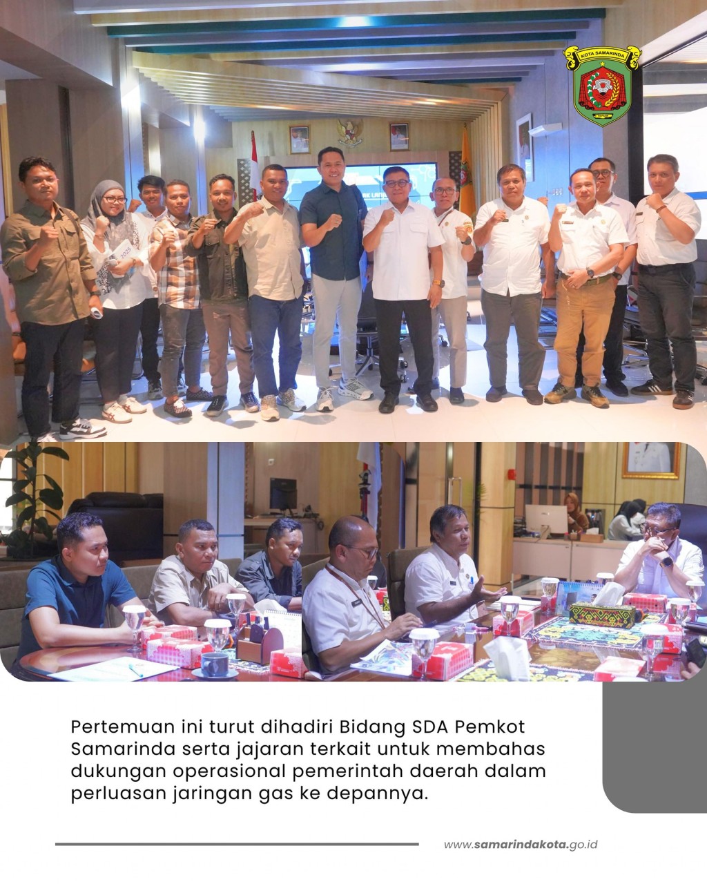 Pemkot Samarinda Dorong Penambahan Jargas, Wawali Gelar Pertemuan Tindak Lanjut dengan PGN dan TA Komisi 12 DPR RI
