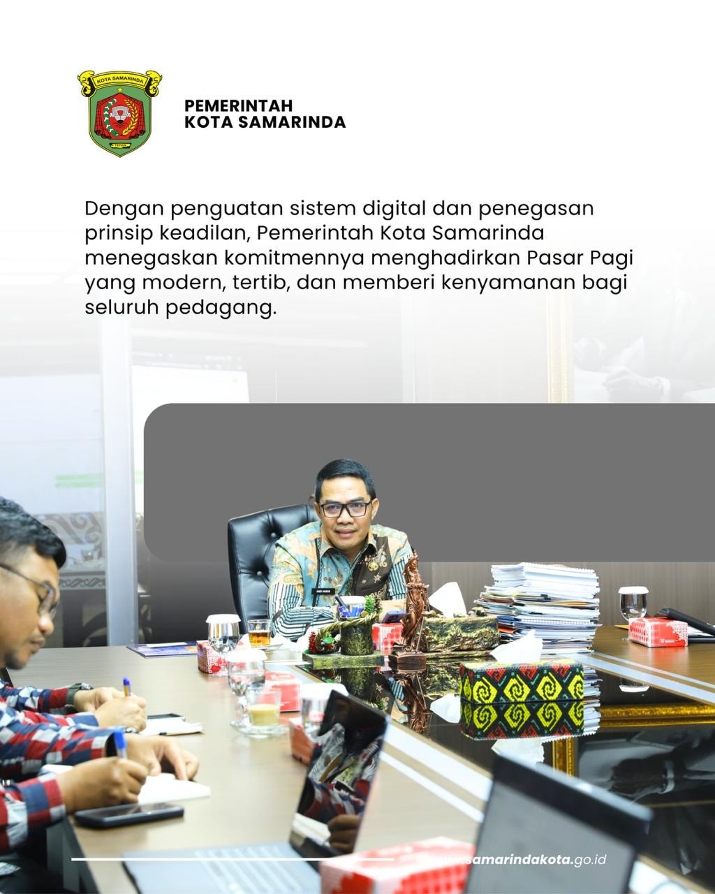 Digitalisasi Pasar Pagi Dimatangkan, Wali Kota Tegaskan Keadilan bagi Pedagang Lama