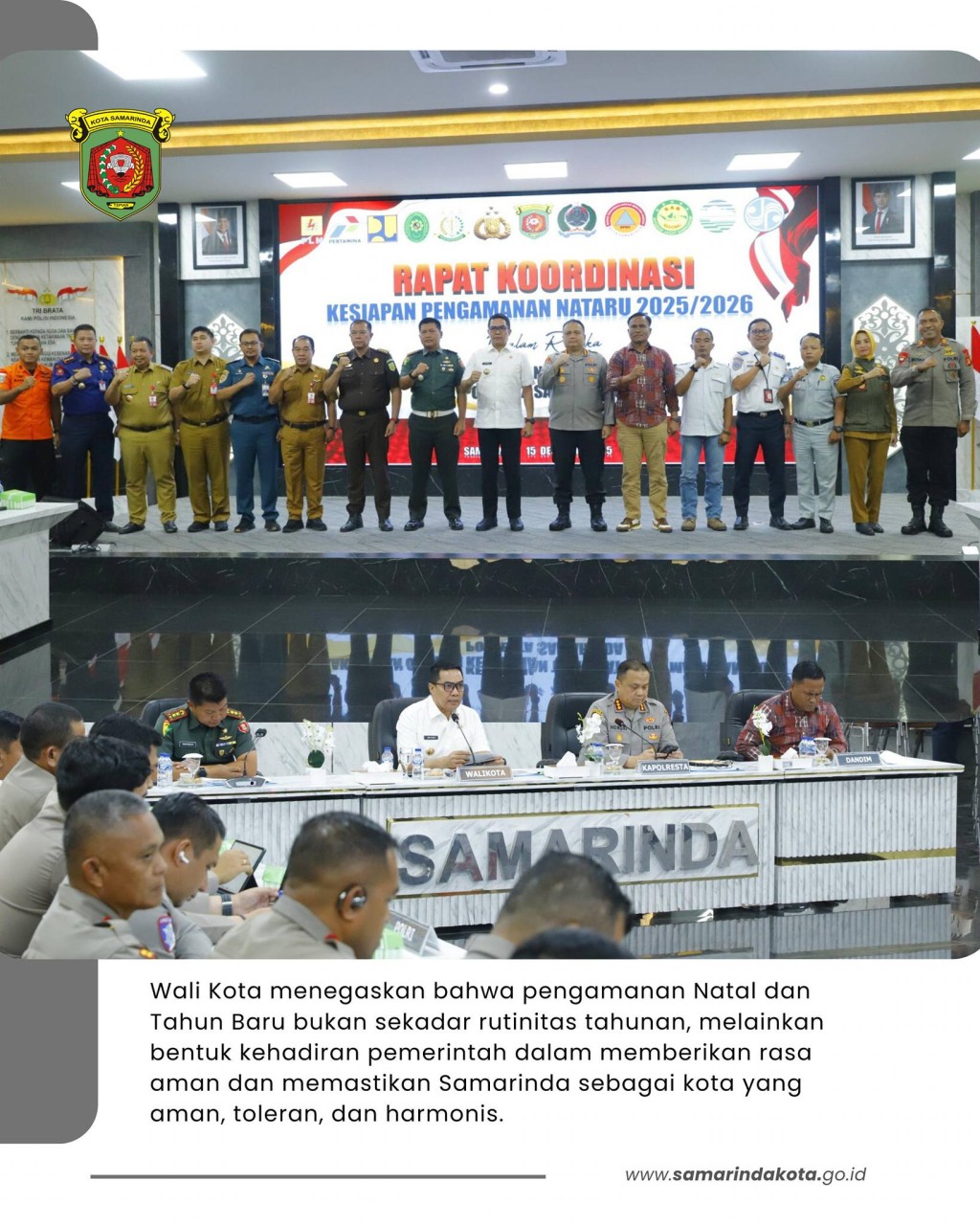Sinergi Pemkot dan Polresta Samarinda Jelang Operasi Lilin Sambut Nataru 2025, Citra Niaga Jadi Sorotan Kawasan Favorit Warga