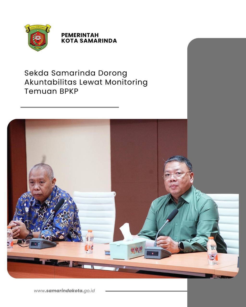 Sekda Samarinda Dorong Akuntabilitas Lewat Monitoring Temuan BPKP