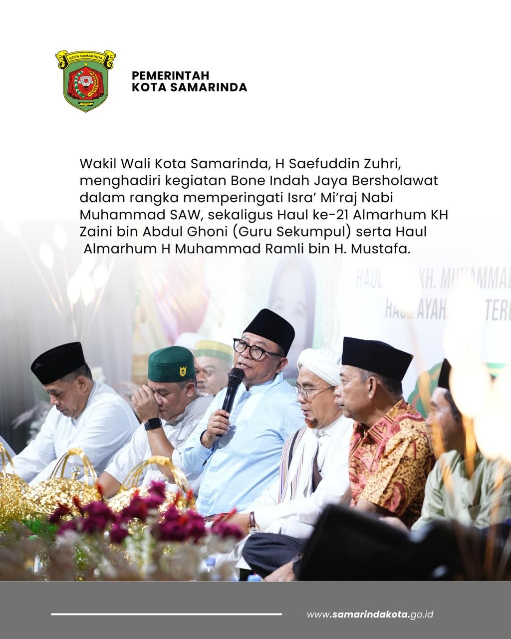 Saefuddin Zuhri: Peringatan Isra’ Mi’raj Momentum Perkuat Nilai Keagamaan dan Kebersamaan Warga Samarinda