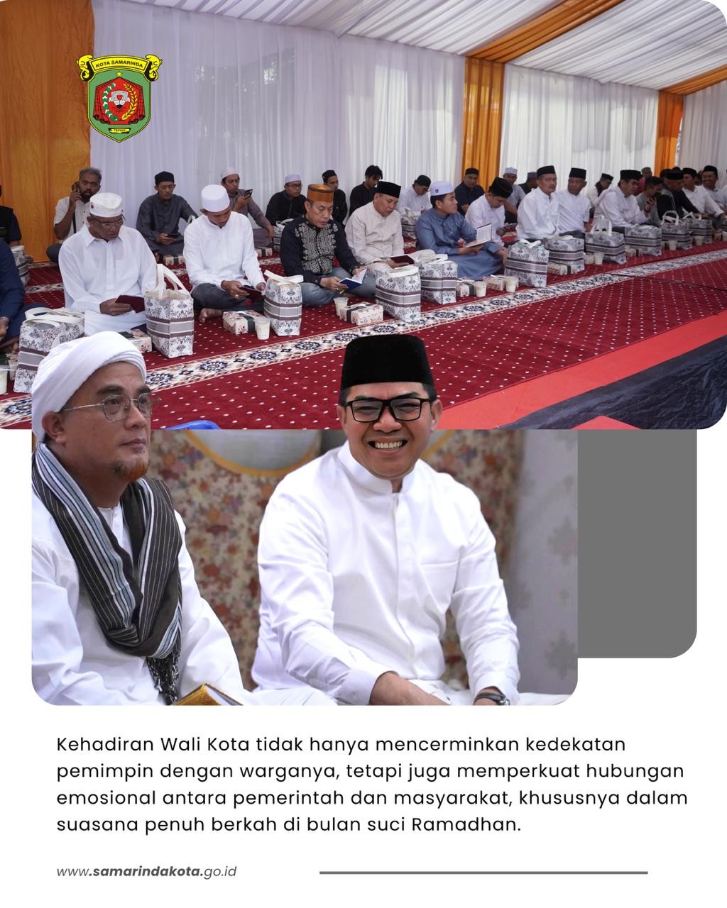 Hadiri Buka Puasa Bersama dan Tahlilan, Wali Kota Tegaskan Nilai Kebersamaan di Bulan Ramadan