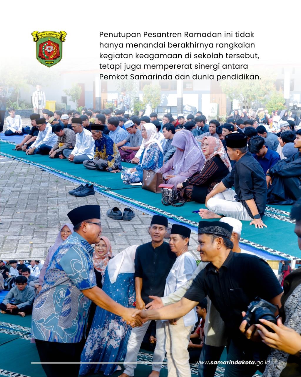 Wawali Tutup Pesantren Ramadan SMKN 16 Samarinda, Tekankan Al-Qur’an dan Nilai Pancasila