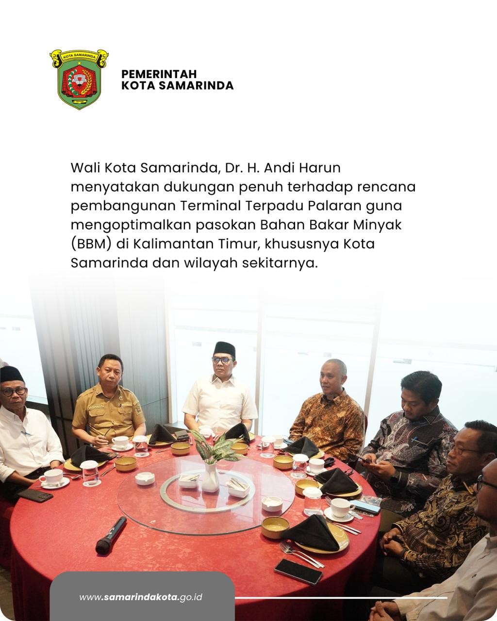 Andi Harun Dukung Terminal Terpadu Palaran Demi Perkuat Ketahanan BBM Samarinda